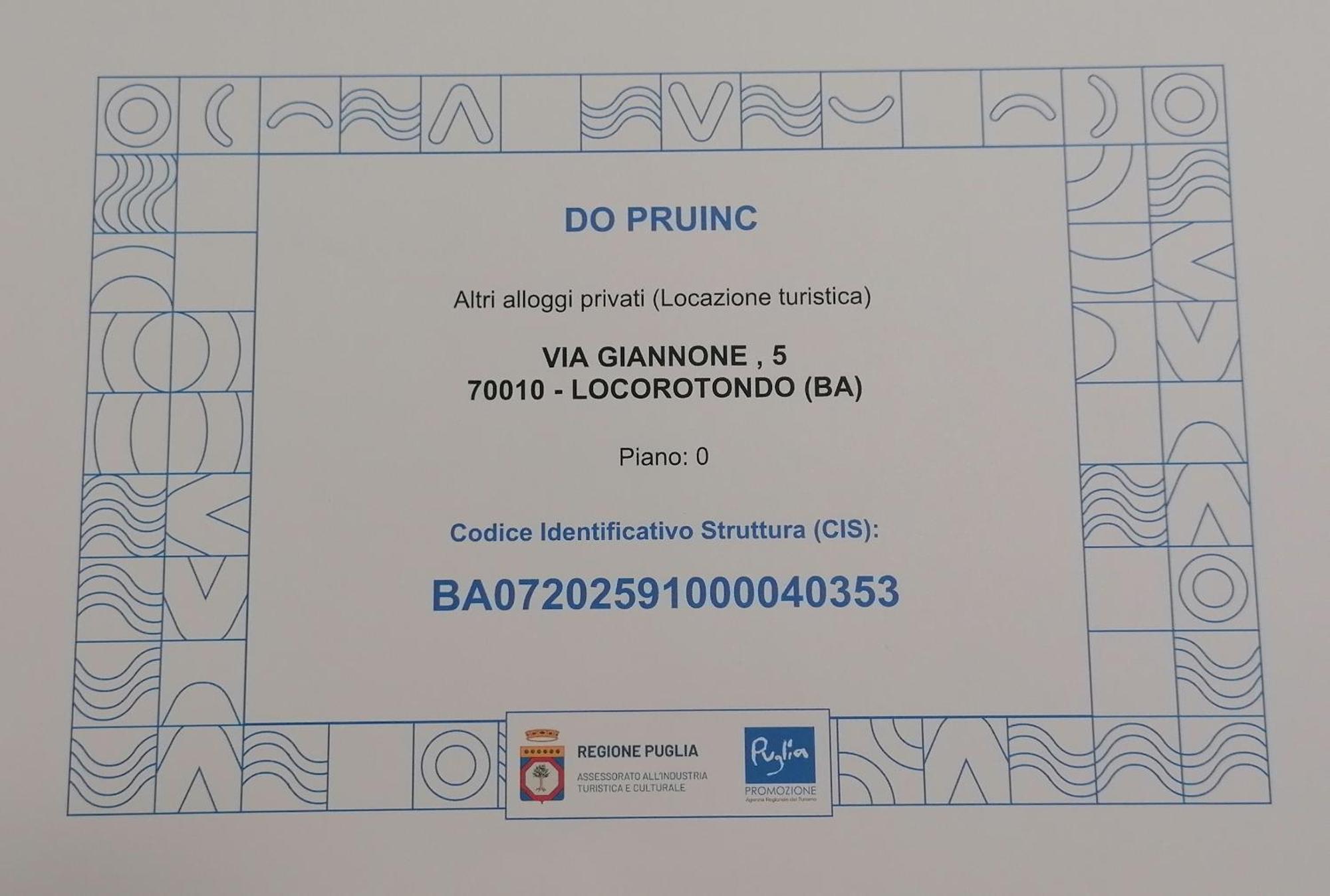 Do Pruinc Villa Locorotondo Exterior photo